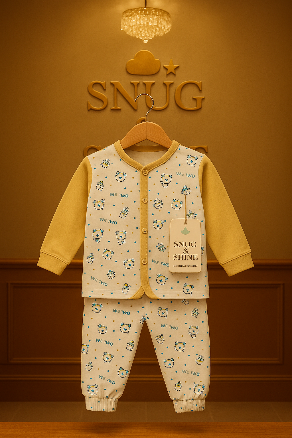 Snug & Shine - Nautical Club Pure Cotton Co-ord Set (0-3 month's)