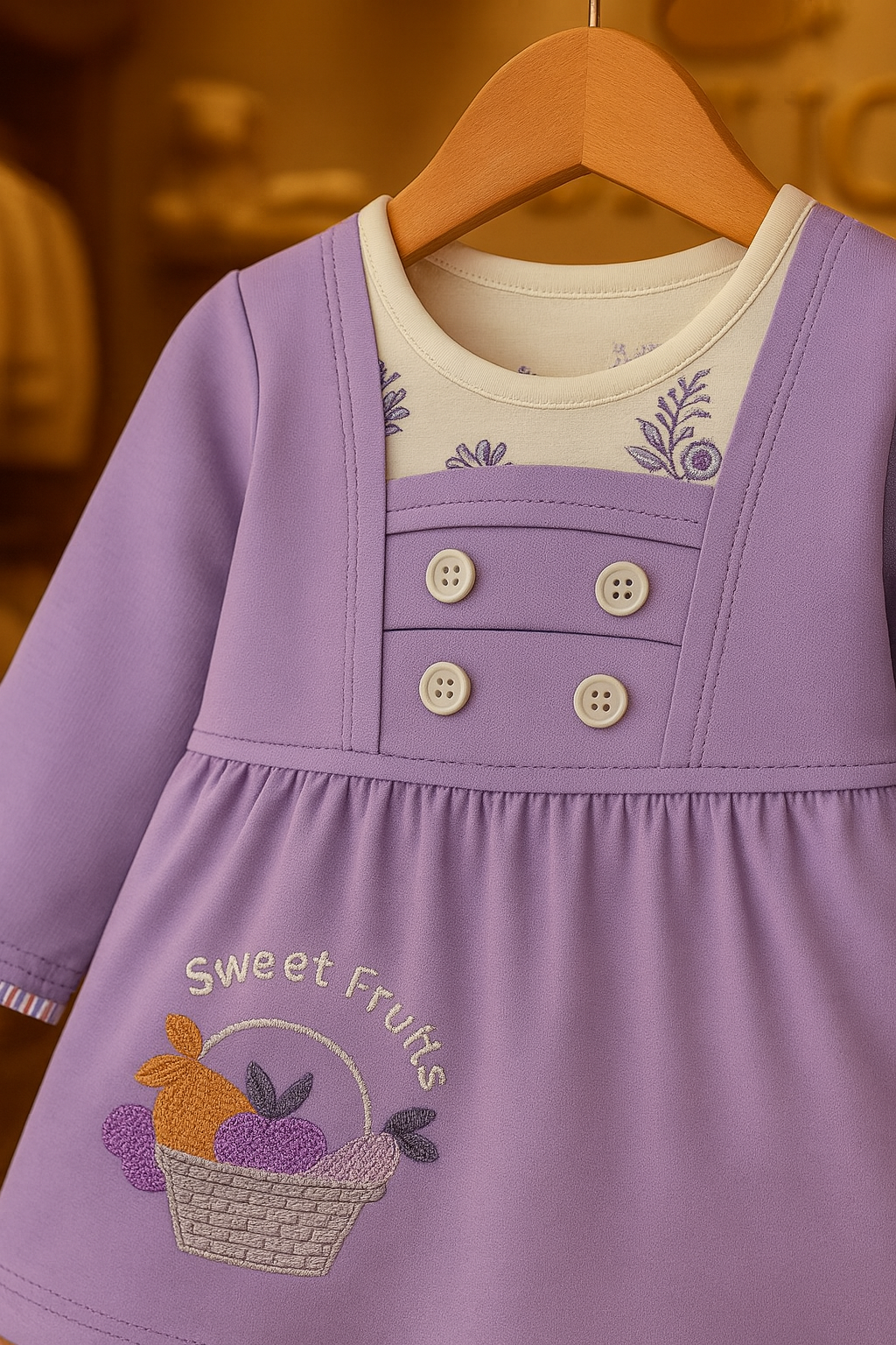 Snug & Shine - Sweet Fruits Premium Cotton Kidswear (For 0 to 4 month)