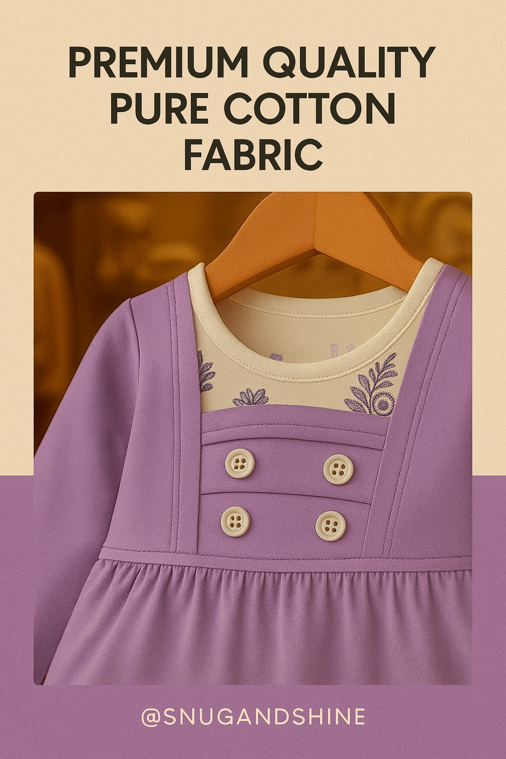 Snug & Shine - Sweet Fruits Premium Cotton Kidswear (For 0 to 4 month)