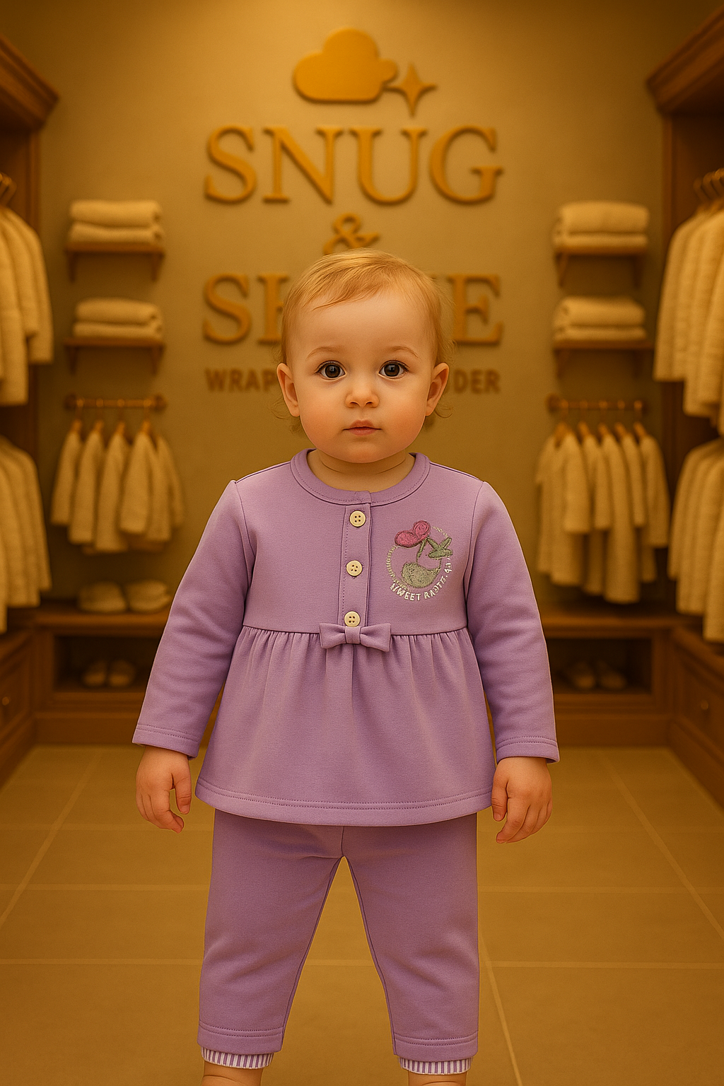 Snug & Shine - Sweet Fruits Premium Cotton Kidswear (For 0 to 4 month)