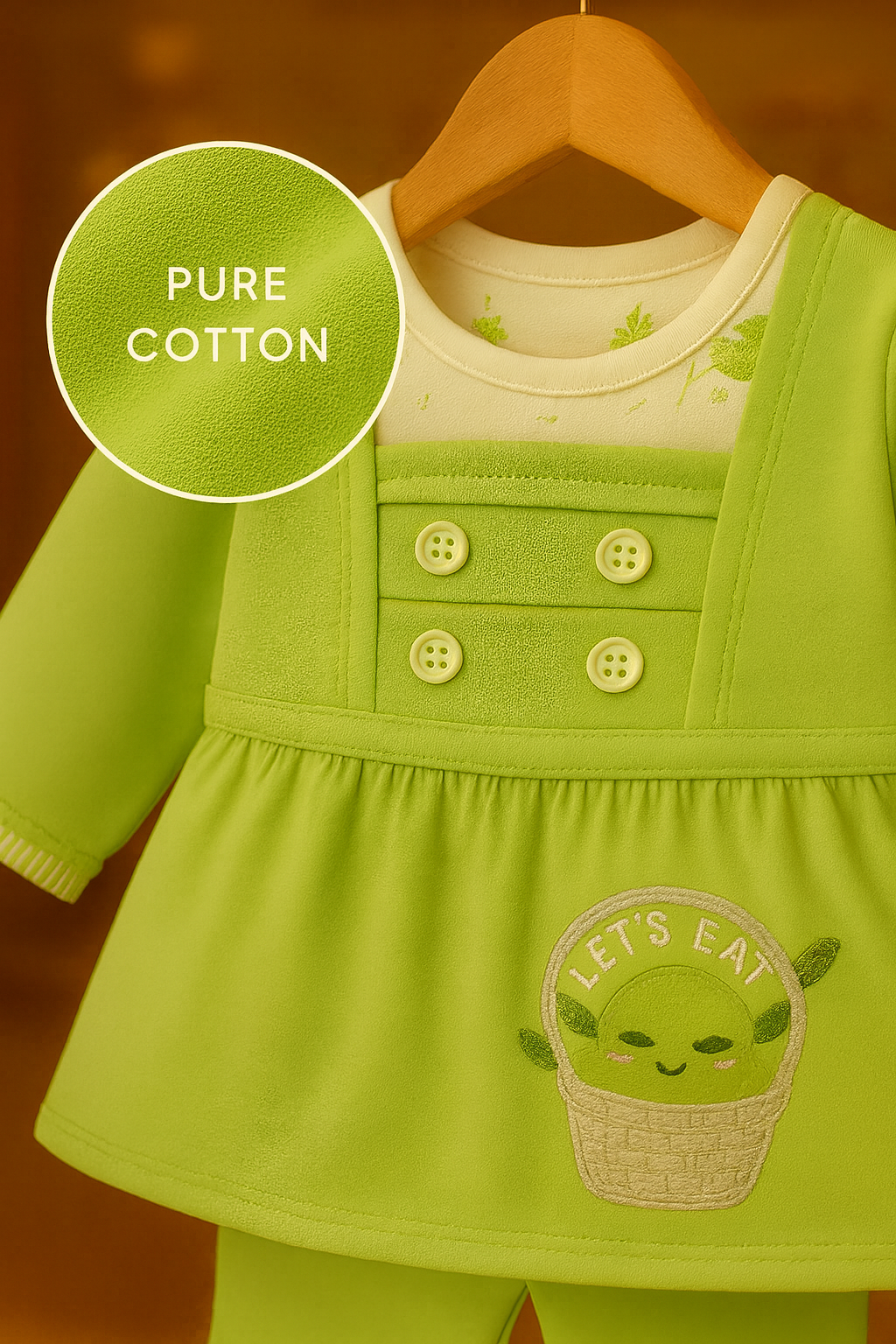 Snug & Shine - Sweet Fruits Premium Cotton Kidswear (For 0 to 4 month)